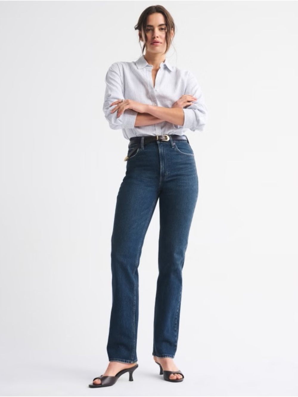 Abercrombie & Fitch Ultra High Rise 90s Straight Jean Curve Love